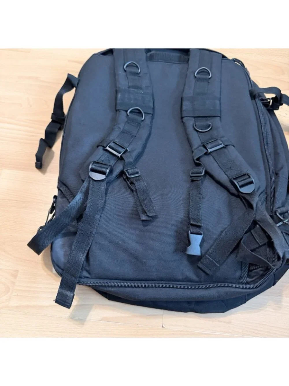 Piper Gear Large Bugout Bag Expanding Backpack  Black